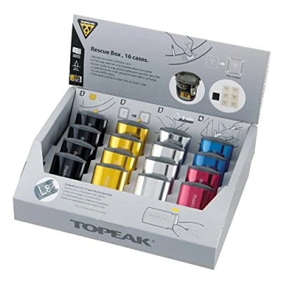 Afbeelding van display Topeak Rescue box (16 stk)