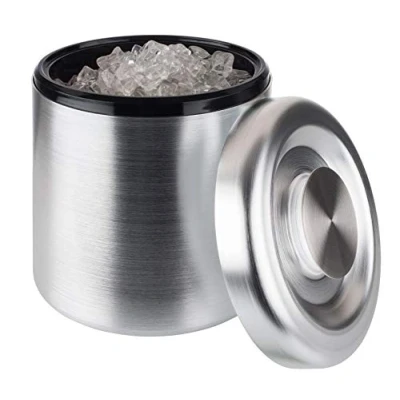 Afbeelding van Buddy&#039;s Bar Hoogwaardige ijsblokjesbak/ijsemmer, inhoud 3 liter, aluminium ijsbakje 18,5 cm x 20 cm, niet vaatwasmachinebestendig