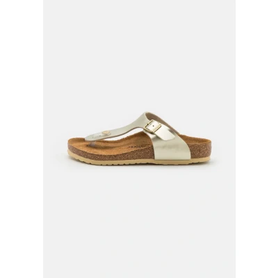 Afbeelding van Birkenstock Gizeh KIDS Muiltjes voor kinderen, Maat: 30, Electric metallic gold Hoogwaardig imitatieleer