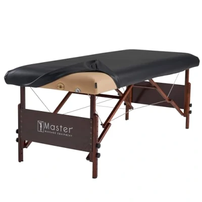 Afbeelding van Master Massage linnen, kunstleer, zwart, standaard
