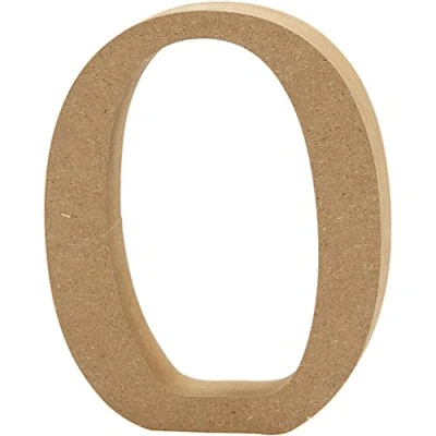 Image de Creative lettre O MDF 13 cm