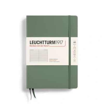 Afbeelding van Leuchtturm1917 Medium A5 Notitieboek Gelinieerd Olive