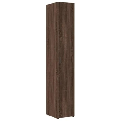 Afbeelding van vidaXL Hoge kast 30x42,5x185 cm bewerkt hout bruin eikenkleurig