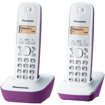 Afbeelding van Draadloze telefoon Panasonic KX TG1612FRF Paars