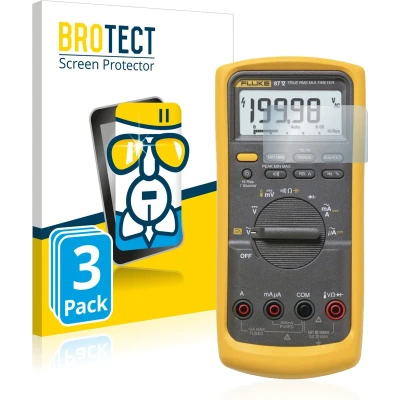 Afbeelding van BROTECT Screenprotector voor Fluke 87v Folie Beschermfolie Beschermglas transparant (3 Stuks)