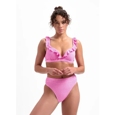 Afbeelding van Beachlife Bikinitop Melon &amp; Pink Ruffle Rose 40C