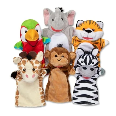 Afbeelding van Safari Puppet Set (6 Pc)