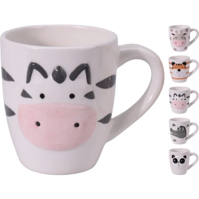 Afbeelding van Mok Porselein Dierenmotief 300 ml Nijlpaard