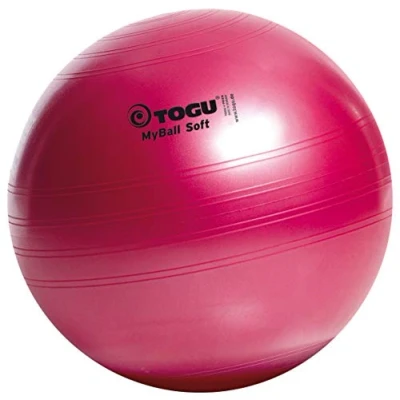 Afbeelding van TOGU Bodybal Soft 55 cm wit trainings bal fitness