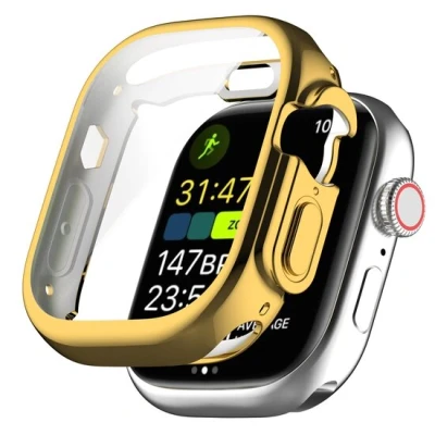 Afbeelding van Apple Watch Ultra TPU case Volledig beschermd Goud Geschikt voor 49mm (Ultra)