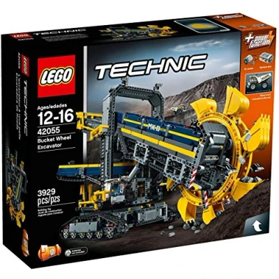 Afbeelding van LEGO Technic Emmerwiel Graafmachine 42055