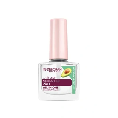 Afbeelding van Deborah Milano 7 in 1 multi action nagellak voor basis en toplaag, met keratine avocado olie, hard, voedt puimsteen, 8,5 ml