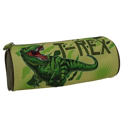 Afbeelding van Dinosaurus T rex Etui Groen