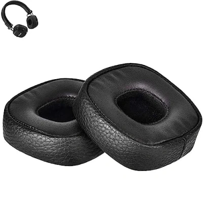 Afbeelding van Major III vervangende oorkussens compatibel met Marshall 3 Bluetooth hoofdtelefoon bekabeld/draadloos (zwart)
