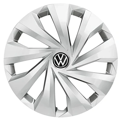 Afbeelding van Volkswagen Set van 4 wieldoppen staal 15 inch zilver 2G0071455AUWP