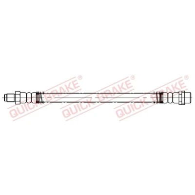 Afbeelding van QUICK BRAKE 32.512 Remslang 305 M10x1 MERCEDES BENZ: C Class Saloon, T modell