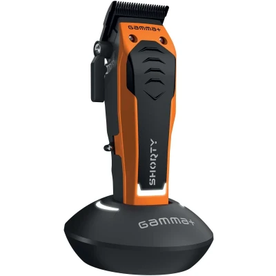 Afbeelding van Gamma+ Shorty Professional Clipper met EON digitale motor, Klein formaat, grote prestaties,Faper mes van 45 mm zeer soepel bewegend Black Diamond Carbon.