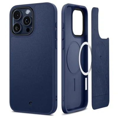 Afbeelding van CYRILL by Spigen Kajuk Mag Hoes Compatibel met iPhone 15 Pro Max (2023) Blauw