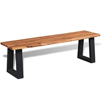 Afbeelding van vidaXL Bankje 160 cm massief acaciahout