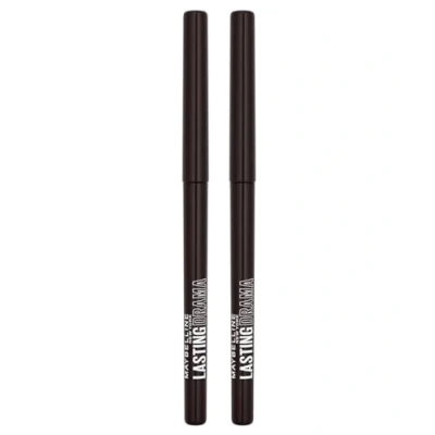 Afbeelding van Maybelline New York Lasting Drama Automatisch oogpotlood, waterdicht, pigment, houdt 36 uur, kleur Black Out 2 cosmetica