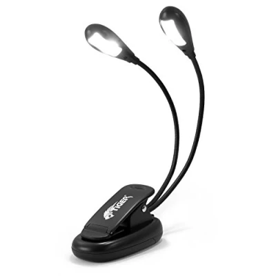 Afbeelding van Tiger Music Staande lamp met dubbele kop en 4 hoogwaardige ledlampen
