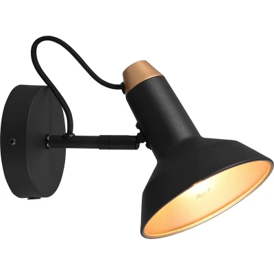 Afbeelding van Trio leuchten LED Plafondspot E14 Fitting 1 lichts Rond Zwart Aluminium