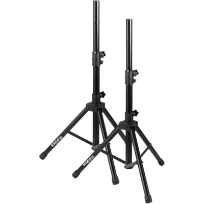 Afbeelding van Ibiza Sound MINI luidsprekerstandaard met hoes maximale hoogte 1,20 m / belasting 30 kg SS01B