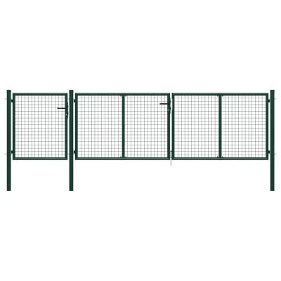 Afbeelding van Poort 400x75 cm staal groen