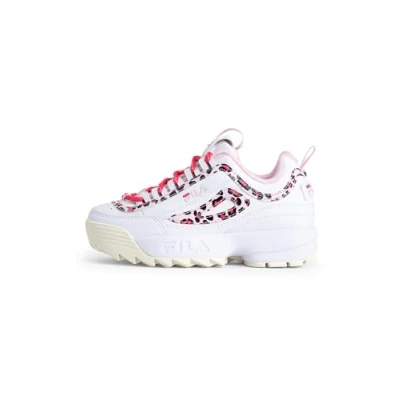 Afbeelding van Fila Disruptor P Sneakers laag voor kinderen, Maat: 39, White leopard Kunststof