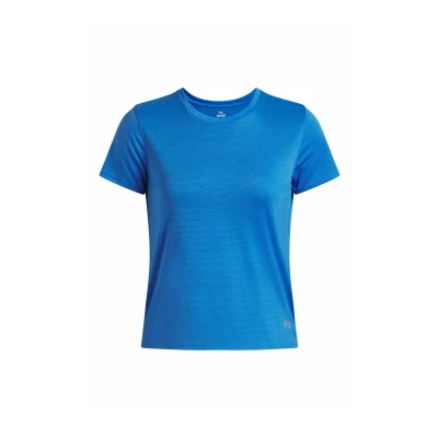 Afbeelding van Under Armour UA Launch T shirt à manches courtes Bleu Atlantis/Réfléchissant LG