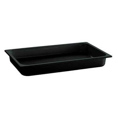 Afbeelding van APS 83758 ECOLINE GN melamine container met inkeping aan de rand, 53 x 32,5 6,5 cm, 7,10 liter, zwart