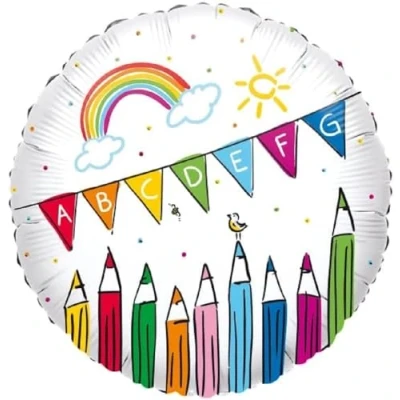 Afbeelding van Amscan Folieballon School Start (45 cm)