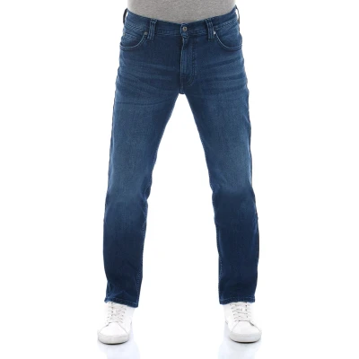 Afbeelding van Mustang Heren Jeans Broeken Tramper regular/straight Fit Blauw Volwassenen Denim Jeansbroek