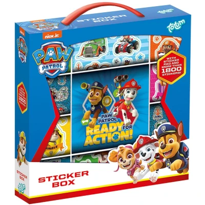 Afbeelding van Totum Paw Patrol Sticker Box 500+ Stickers + Plak Tekenblok