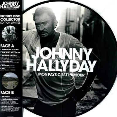 Afbeelding van Johnny Hallyday Mon Pays C&#039;est L&#039;amour