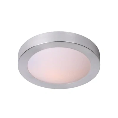 Afbeelding van Lucide FRESH Plafonnière 1xE27 Mat chroom