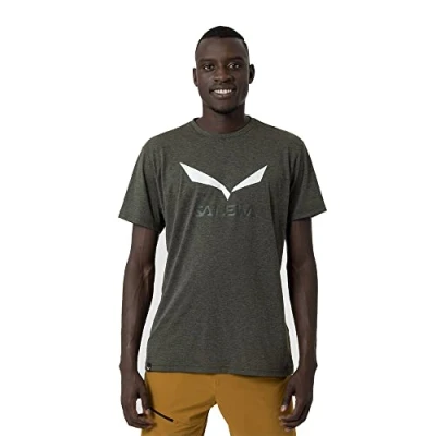 Afbeelding van Salewa DRY Sport Tshirt Dark olive, Heren, Maat: 52, olive
