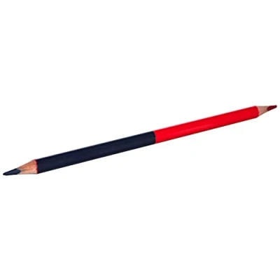 Image de Pelikan Crayon bicolore fin, rouge/bleu