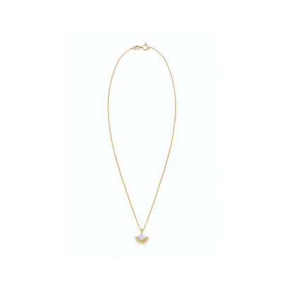 Afbeelding van Elli Astro CURB Chain Ketting goldcoloured, Dames, Maat: 45, Gold coloured
