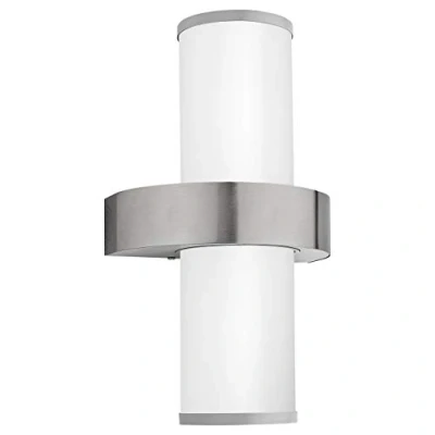 Afbeelding van EGLO Beverly Wandlamp Buiten E27 35 cm Zilver/Wit