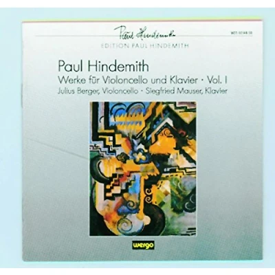 Afbeelding van Hindemith: Works for Cello and Piano, Vol 1 / Berger, Mauser