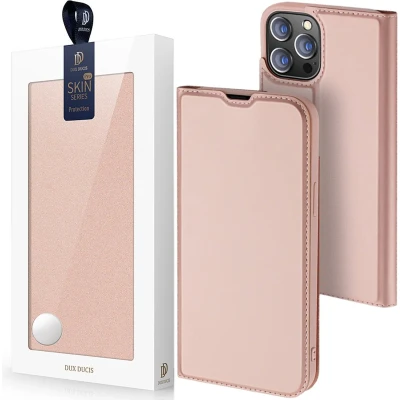 Afbeelding van Telefoon Hoesje geschikt voor Apple iPhone 14 Pro Max Dux Ducis Skin Book Case Roze