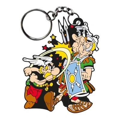 Afbeelding van Plastoy Asterix Kauwgom Sleutelhanger de Galliër Paff!