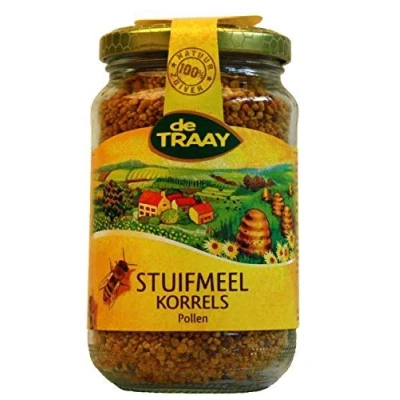 Afbeelding van De Traay Biologische stuifmeelkorrels 4 Pot met Stuifmeel en Bijenpollen
