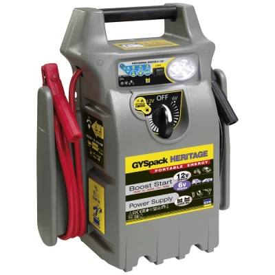 Afbeelding van GYS Snelstartsysteem Gyspack Heritage 025844 Starthulpstroom: 450 A Spanningsomvormer 230 V, Verpolings en elektronicabescherming