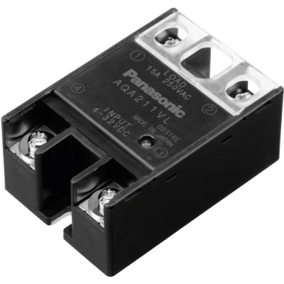 Afbeelding van Panasonic Halfgeleiderrelais AQA411VL 25 A Schakelspanning (max.): 250 V/AC Schakelend bij overbelasting 1 stuk(s)