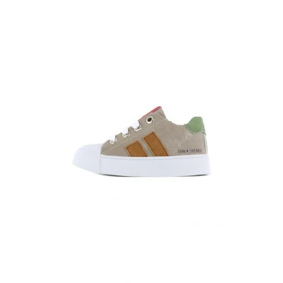 Afbeelding van Veterschoenen Jongens Taupe Leer Shoesme Maat 22
