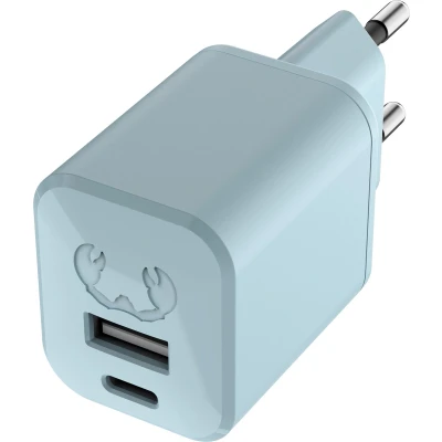 Afbeelding van Fresh &#039;n Rebel Mini Charger USB C + A PD // 30W Dusky Blue
