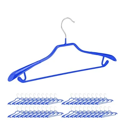 Afbeelding van 40x kledinghanger jas antislip kleerhanger jashanger hanger set