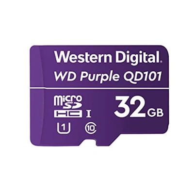 Afbeelding van WD Purple Micro SDHC 32GB UHS1 &amp; A1